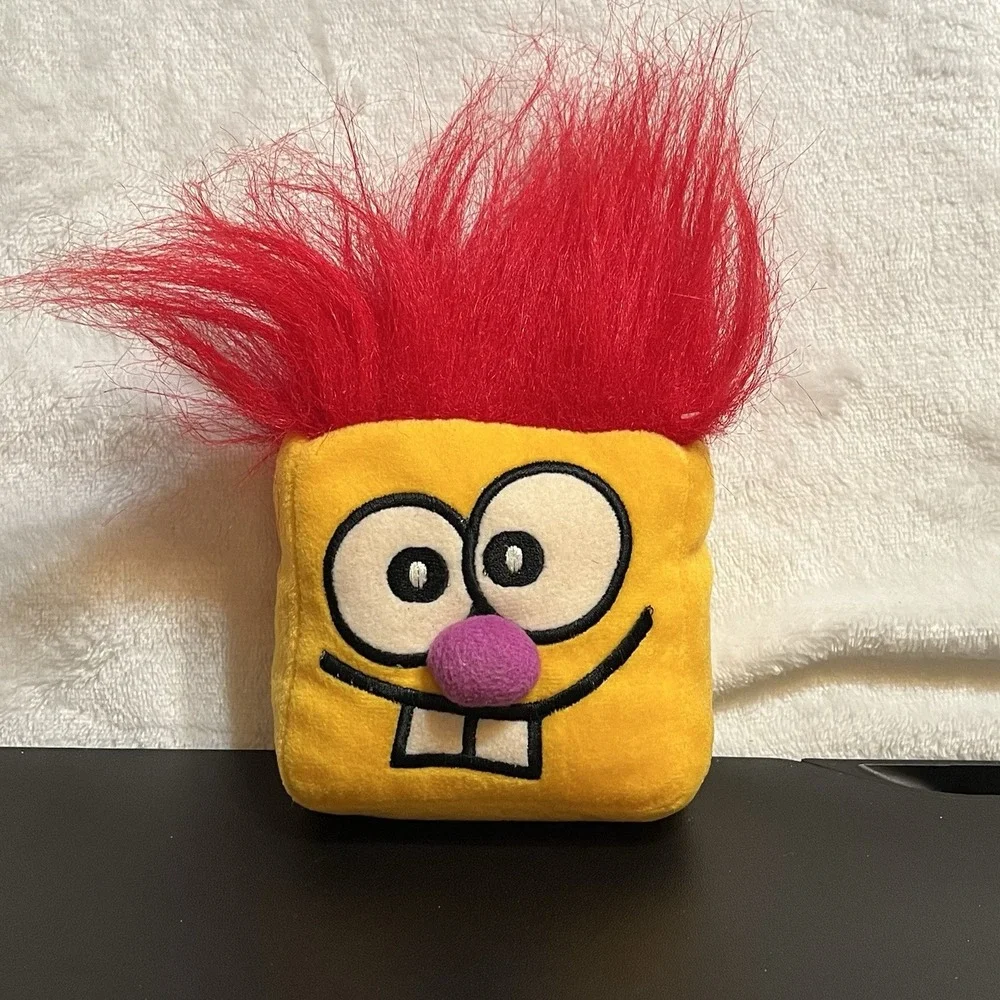 2006 FurrBallz Talking Dee Hey BlockHead Plush Slammer Works Red Hair Walmart